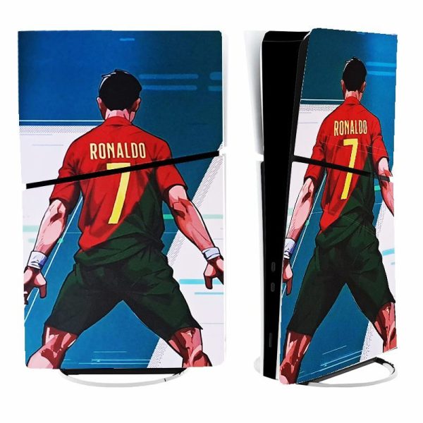 اسکین پلی استیشن 5 اسلیم دیجیتال گیم اور طرح Ronaldo CR7