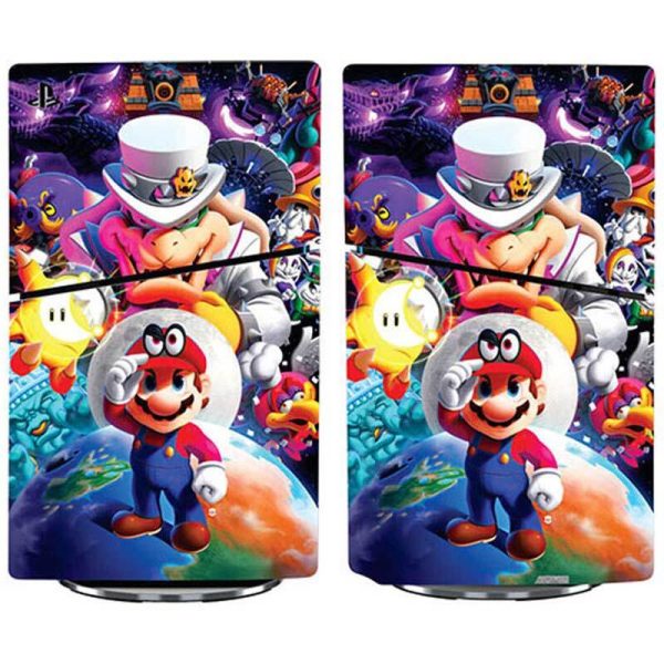 اسکین پلی استیشن 5 اسلیم دیجیتال گیم اور طرح Mario